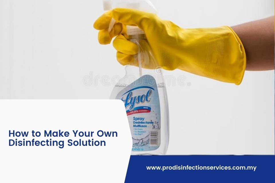 How to Make Your Own Disinfecting Solution