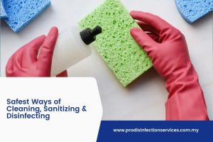 Safest Ways of Cleaning, Sanitizing & Disinfecting