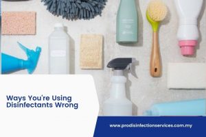 Ways You're Using Disinfectants Wrong