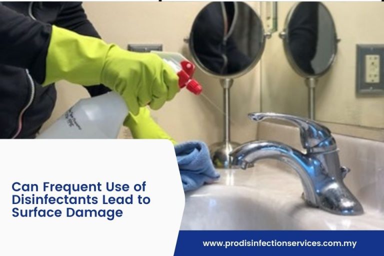 Can Frequent Use of Disinfectants Lead to Surface Damage?