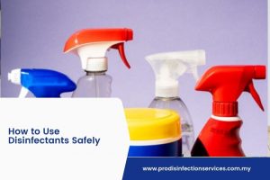 How to Use Disinfectants Safely